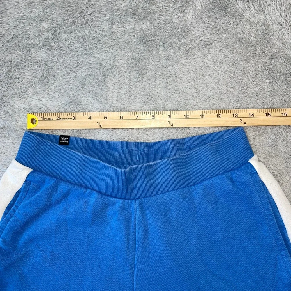 Puma Men's Blue & White‎ Logo Athletic Shorts Training Gym Activewear Medium